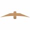 Ekena Millwork Bellingham Timber Gable Bracket, Western Red Cedar, 60"W x 12"H x 5 1/2"D x 5 1/2"F, 5/12 Pitch GBW060X12X0606BEL00SWR - alternate 1